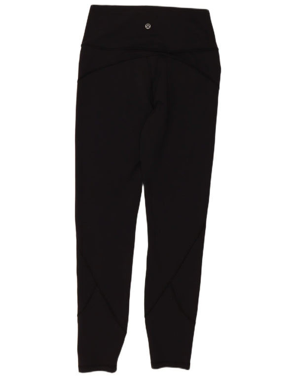 Lululemon Damen Crop Leggings US 6 Medium Schwarz