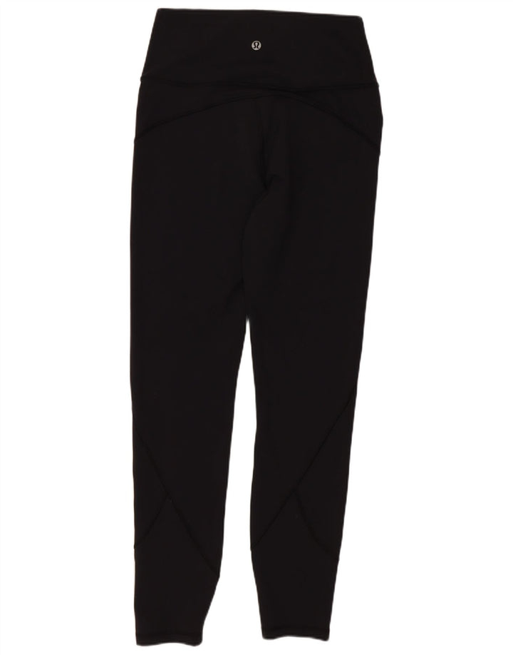 Lululemon Damen Crop Leggings US 6 Medium Schwarz