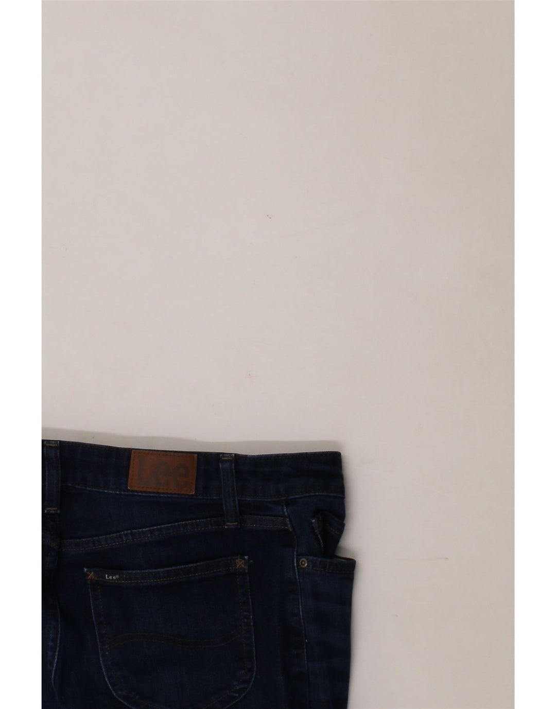 LEE Womens Mid Rise Straight Jeans US 8 Medium W30 L28 Blue Cotton Classic Vintage Lee and Second-Hand Lee from Messina Hembry 
