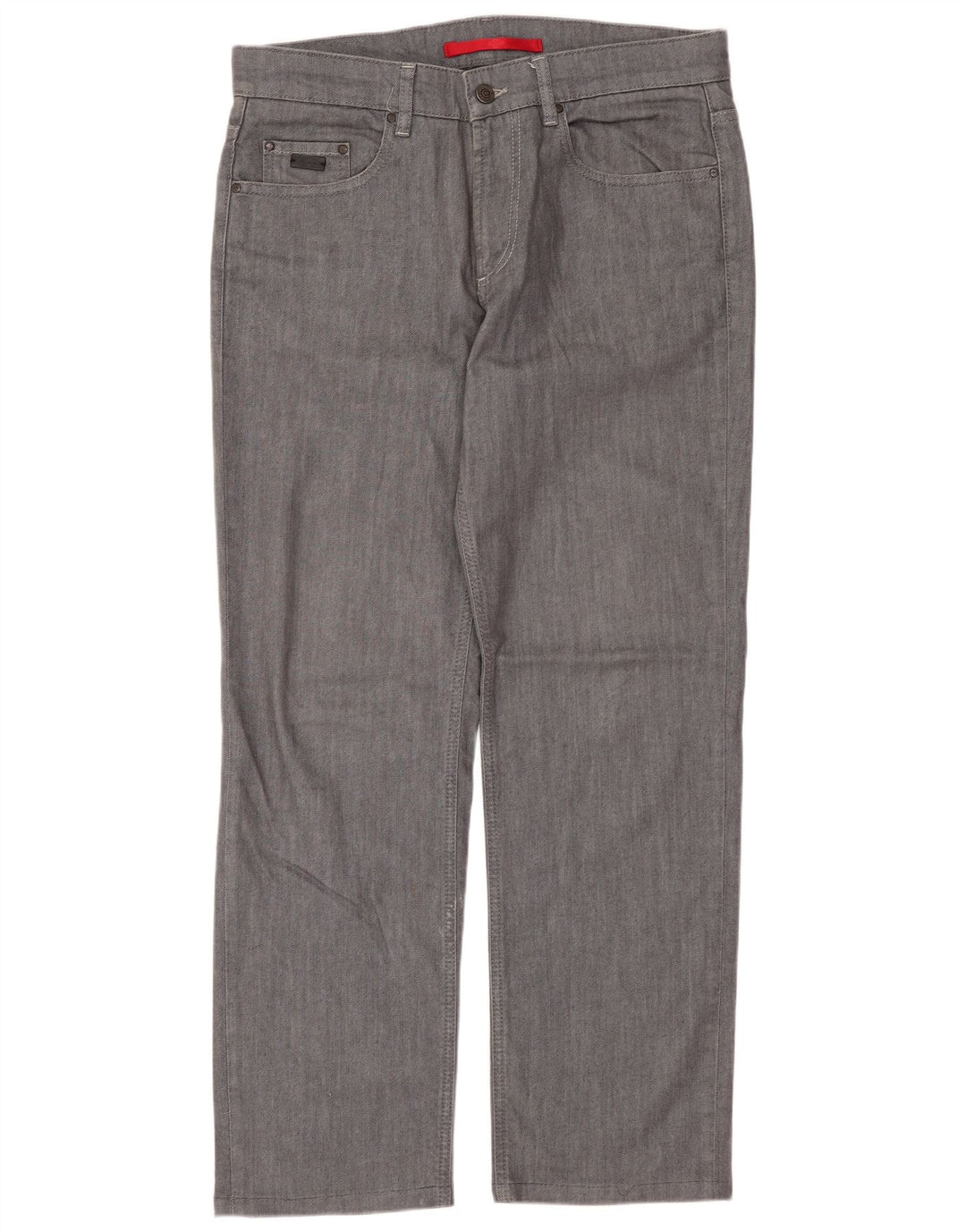 Cerruti 1881 Herren Straight Jeans W33 L29 Grau