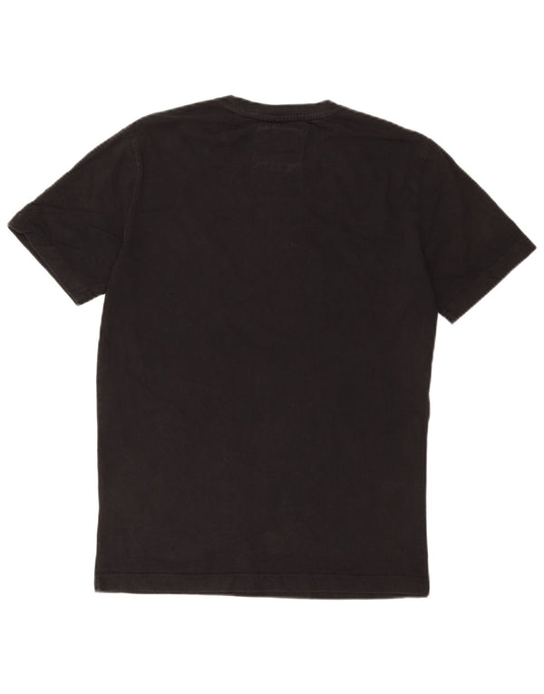 Crew Clothing Herren T-Shirt Top Small Schwarz Baumwolle