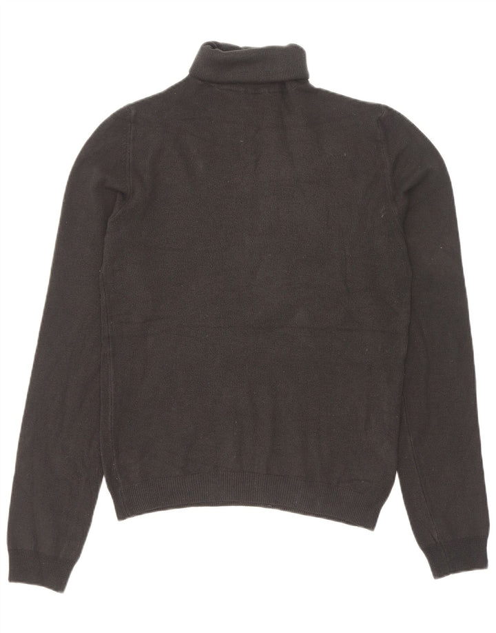 Rollkragenpullover für Damen von Zara, Gr. 12, Mittelschwarz, Acryl