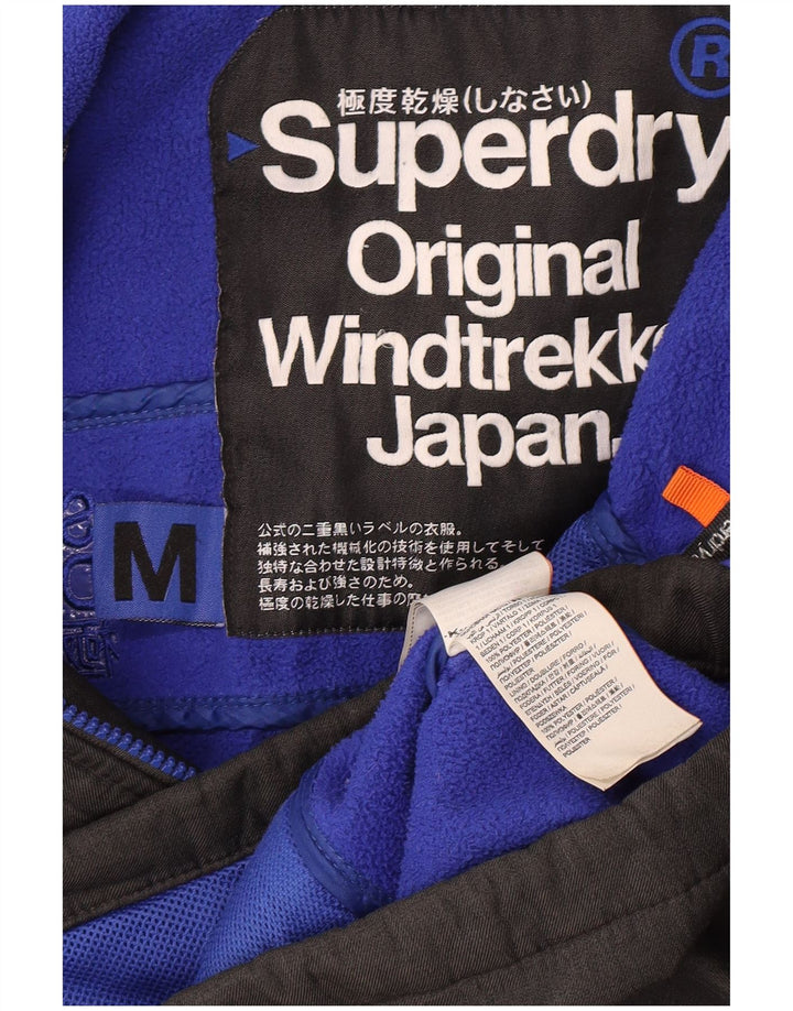 Superdry Herren The Windtrekker Hooded Windjacke UK 38 Mittelgrau