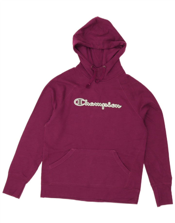 Champion Herren-Kapuzenpullover mit Grafik, Größe S, Lila, Polyester