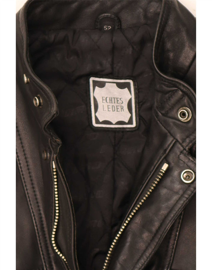Harro Herren Lederjacke IT 52 XL Schwarz