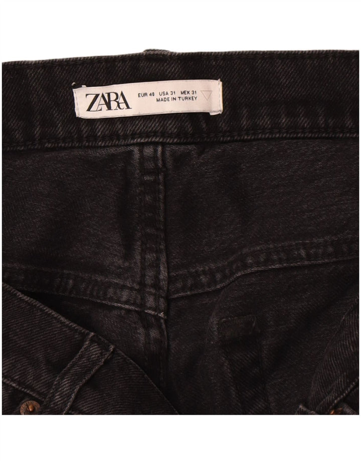 Zara Herren Slim Jeans EU 40 Medium W31 L30 Schwarz