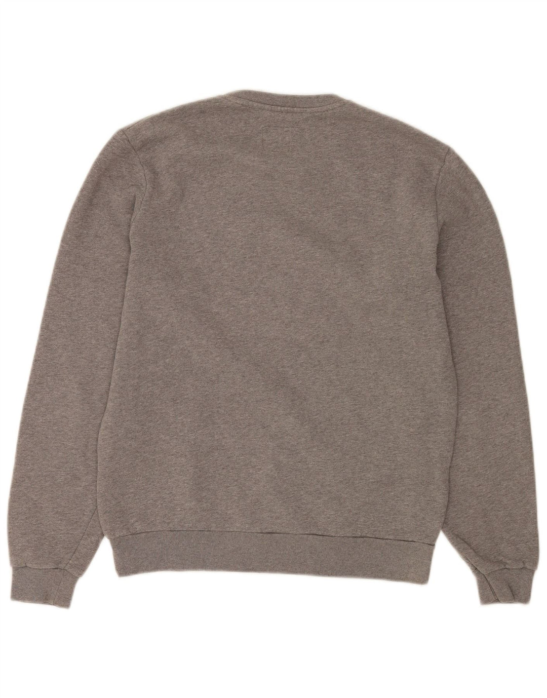 Jack Wills Herren-Sweatshirt-Pullover aus mittelgrau gefleckter Baumwolle