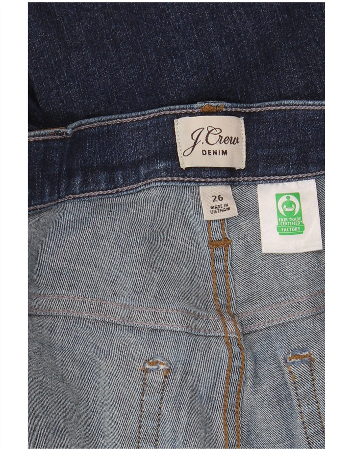J. CREW Damen Billie Demi Crop Bootcut Jeans W26 L25 Blau