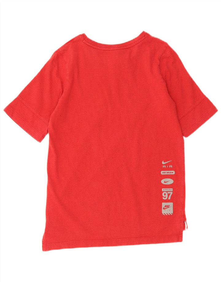 NIKE Boys Graphic T-Shirt Top 12-13 Years Large Red