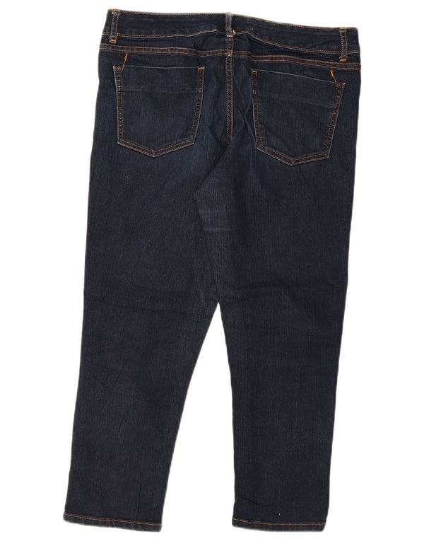 Mossimo Skinny-Cropped-Jeans für Damen US 8 Medium W32 L25 Marineblaue Baumwolle
