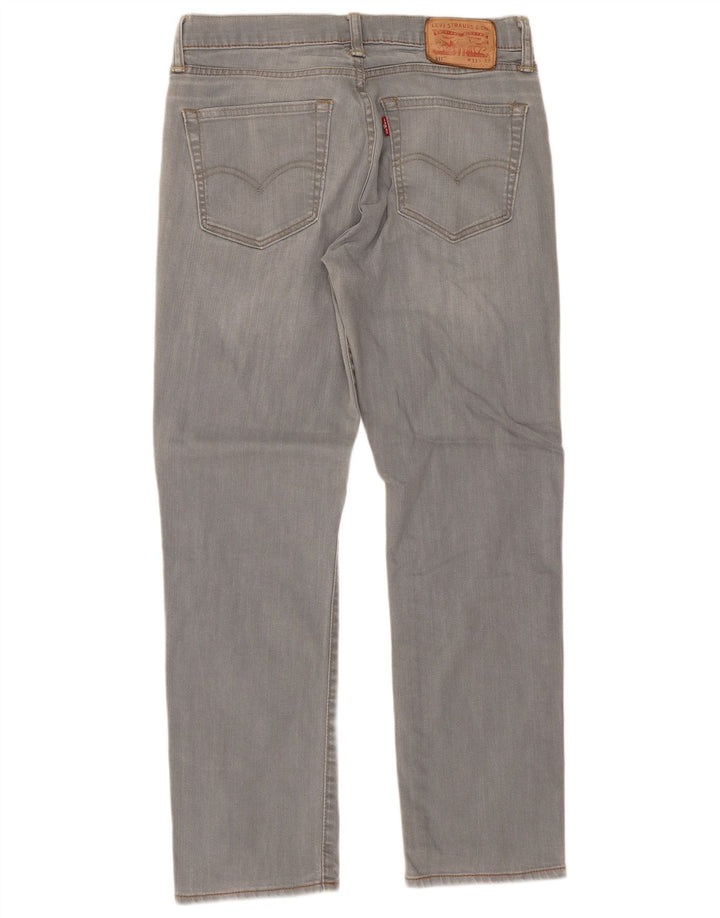 Levi's Herren 511 Slim Jeans W31 L27 Graue Baumwolle