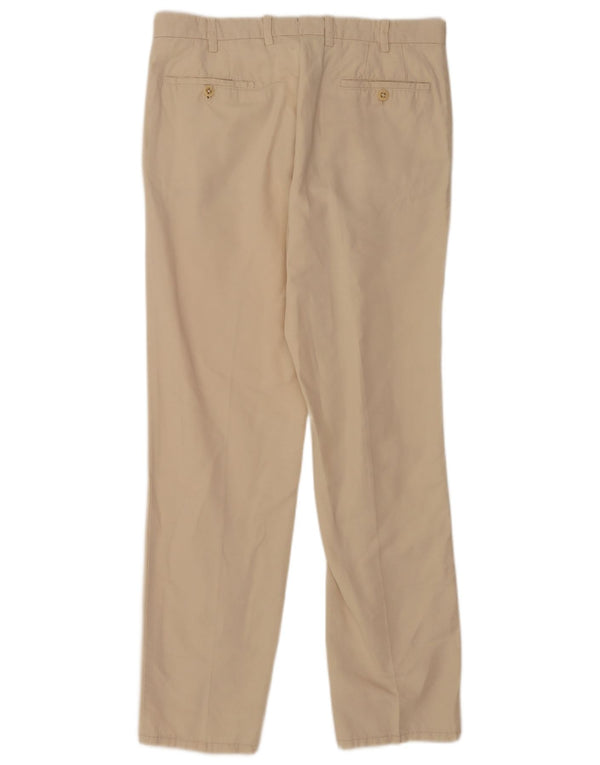 Boggi Herren Milano Slim Chinohose IT 50 Large W32 L32 Beige Baumwolle