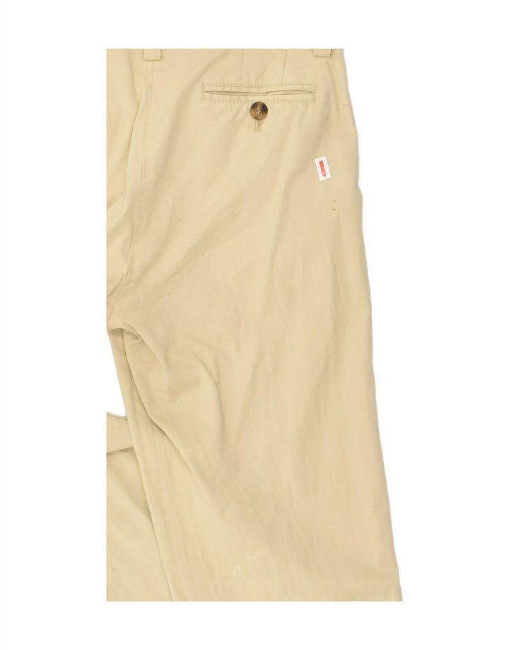 MASSIMO DUTTI Womens Straight Casual Trousers W28 L28  Beige Cotton | Vintage Massimo Dutti | Thrift | Second-Hand Massimo Dutti | Used Clothing | Messina Hembry 