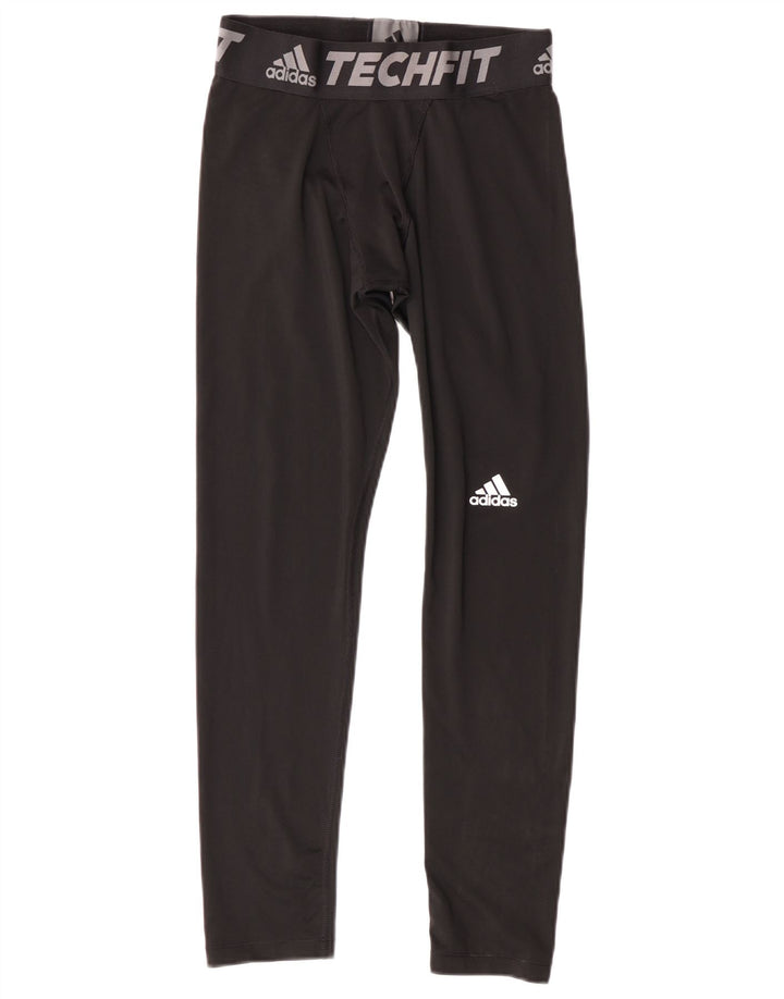 Adidas Climalite Graphic Leggings für Jungen, 13–14 Jahre, schwarzes Polyester
