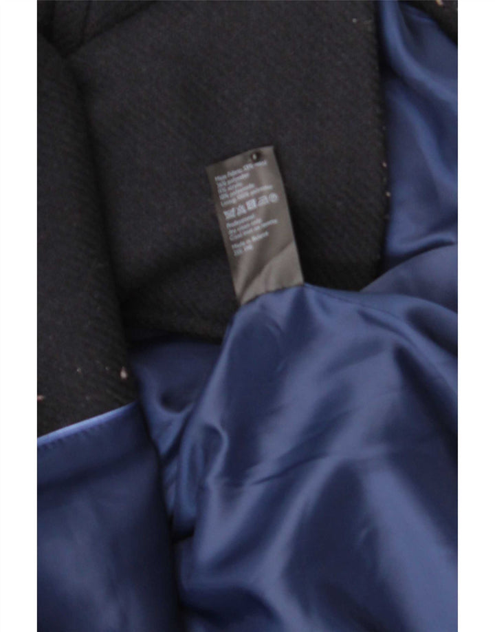 John Lewis Damen Pea Coat UK 8 Small Marineblaue Wolle