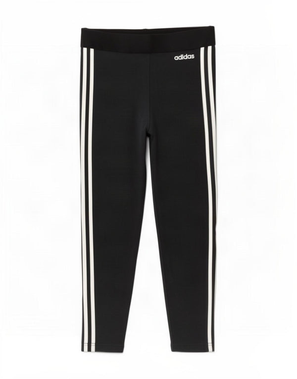 Adidas Damen Leggings UK 12/14 Mittelschwarze Baumwolle