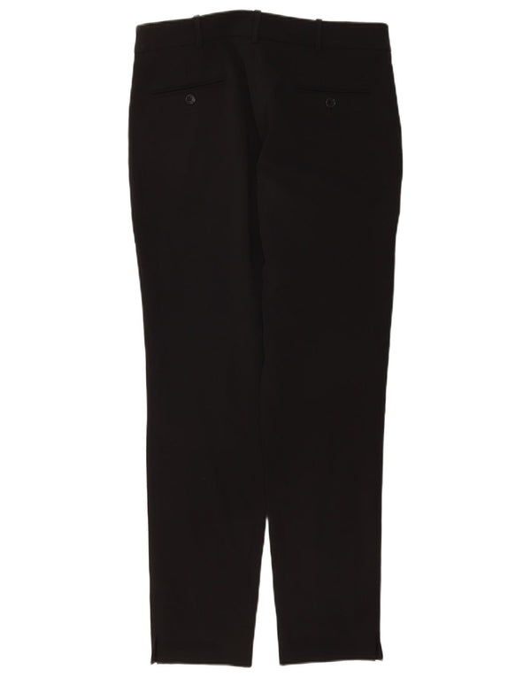 Jigsaw Damen Slim Casual Hose UK 12 Medium W32 L30 Schwarz Acetat
