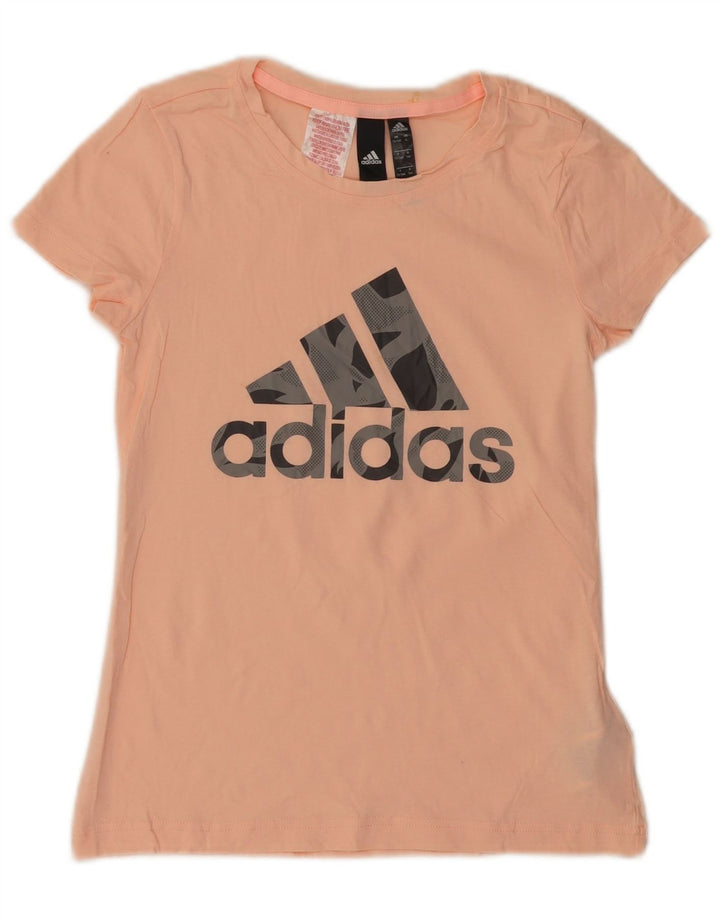 ADIDAS Grafik-T-Shirt für Mädchen, 13–14 Jahre, rosa Baumwolle