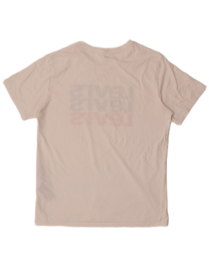 LEVI'S Herren-T-Shirt mit Grafik, mittelweiße Baumwolle