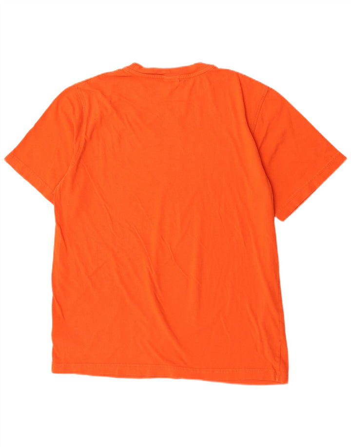 Nike Herren T-Shirt Top UK 39/41 Mittelorange Baumwolle