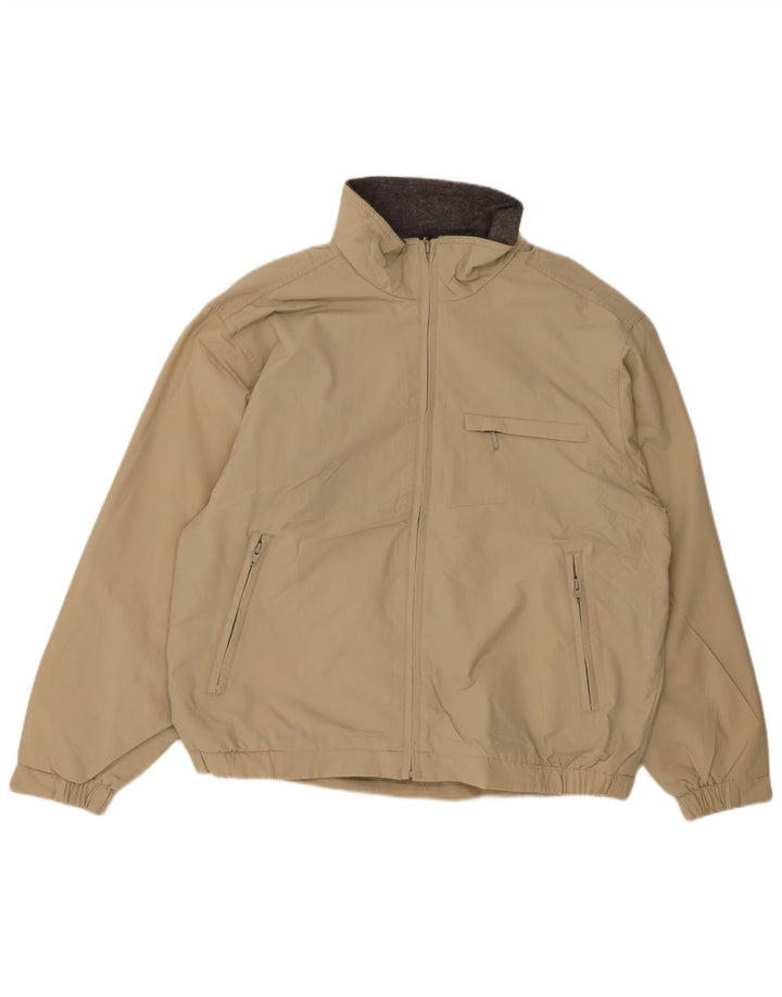 EDDIE BAUER Herren Windjacke UK 38 Medium Beige Polyester