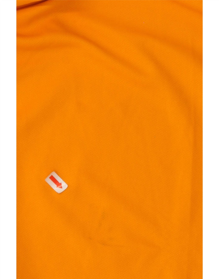 UMBRO Mens Sweatshirt Jumper XL Orange Colourblock Polyester Vintage Umbro and Second-Hand Umbro from Messina Hembry 