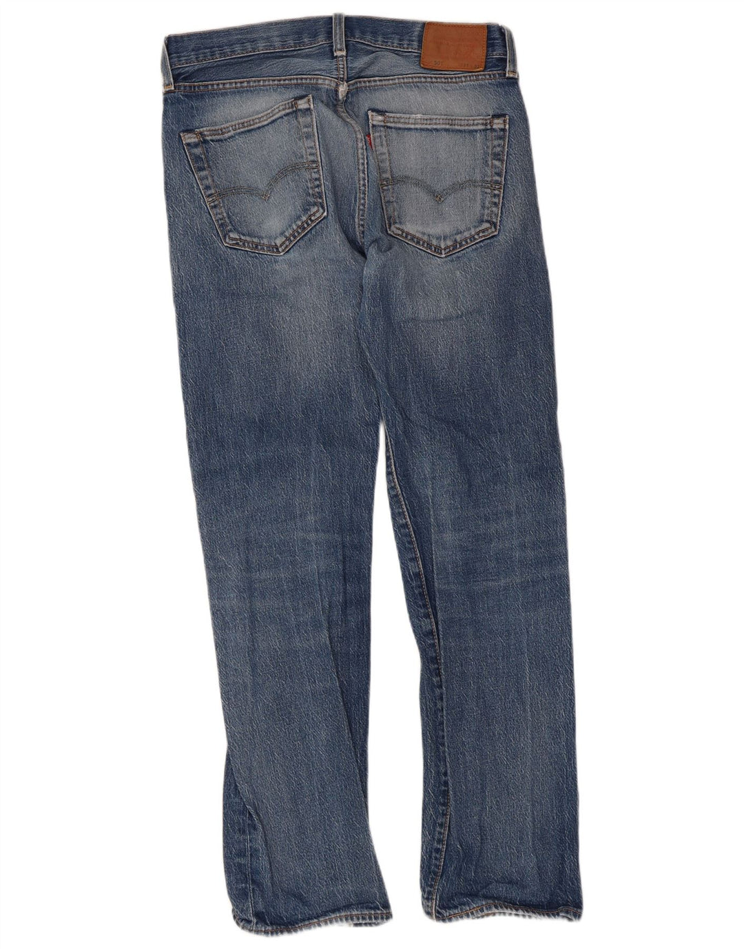 Levi's Herren 501 Straight Jeans W31 L32 Blaue Baumwolle