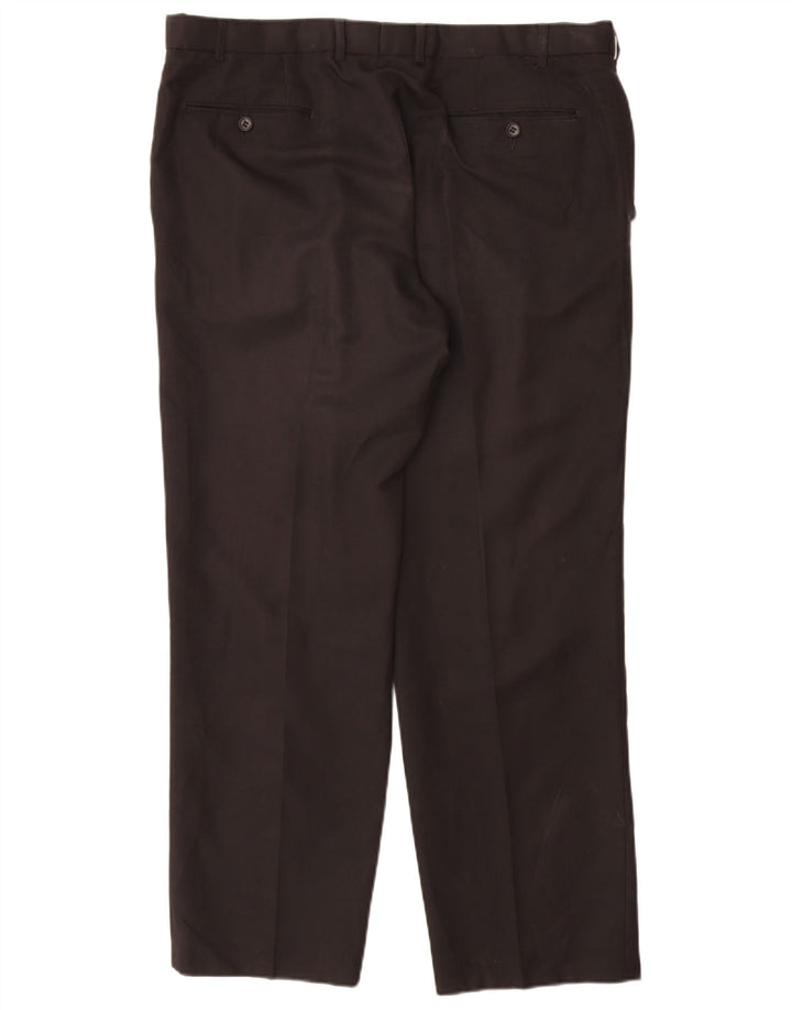 Gerade Herren-Chinohose von Marks & Spencer, W38, L31, Schwarz, Polyester