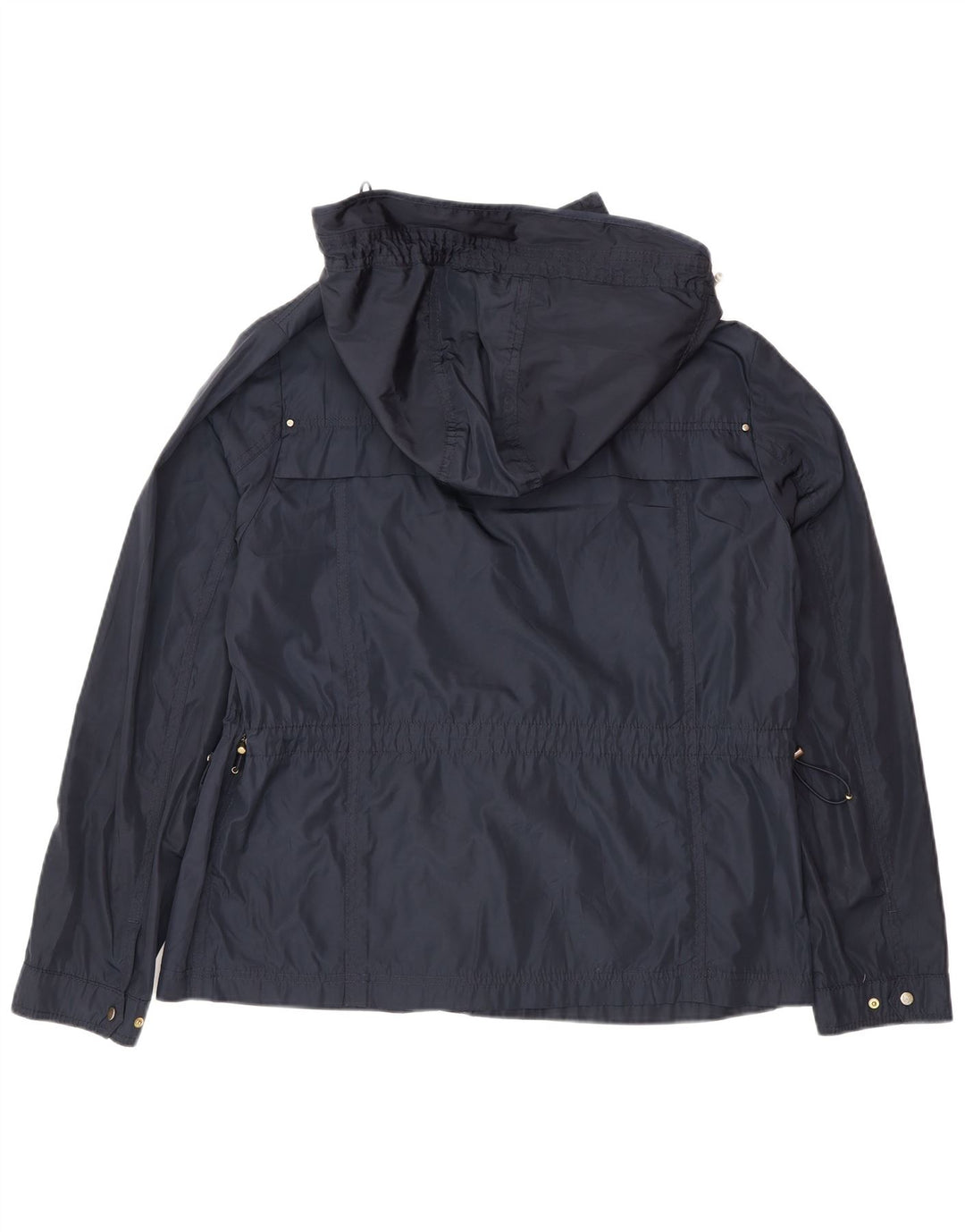 Zara Damen-Utility-Jacke mit Kapuze, UK 18, XL, Marineblau, Polyester
