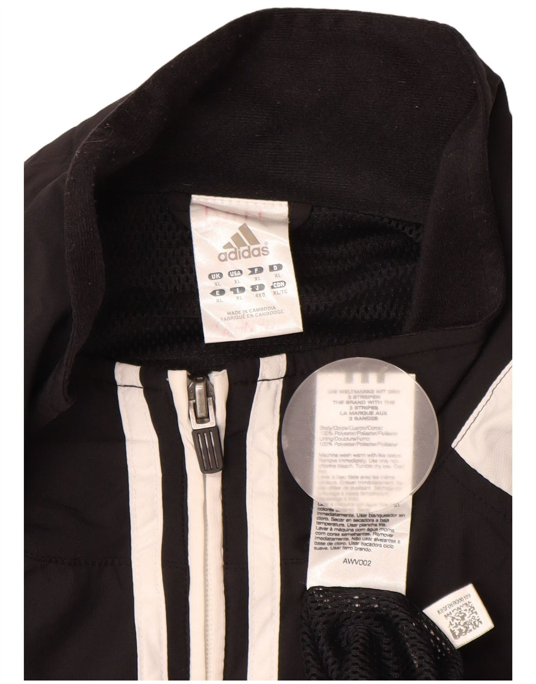 ADIDAS Herren Albuquerque United FC Trainingsanzug Top Jacke XL Schwarz