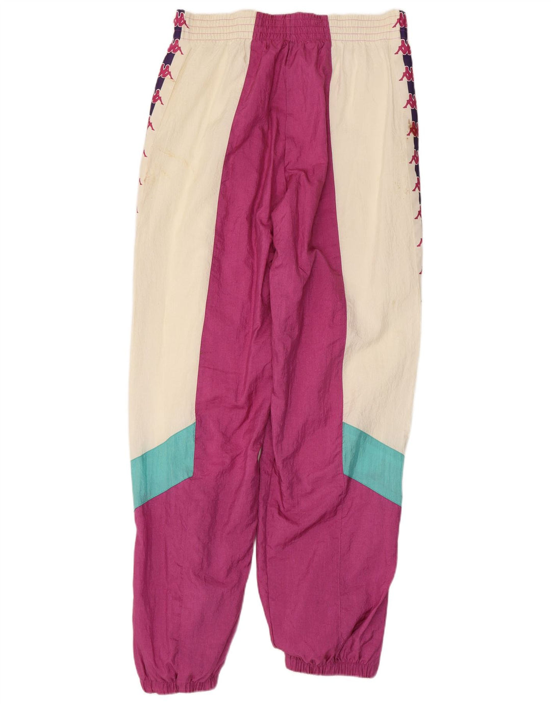 KAPPA Herren-Trainingsanzug mit Grafik, Jogginghose, groß, rosa, Farbblock