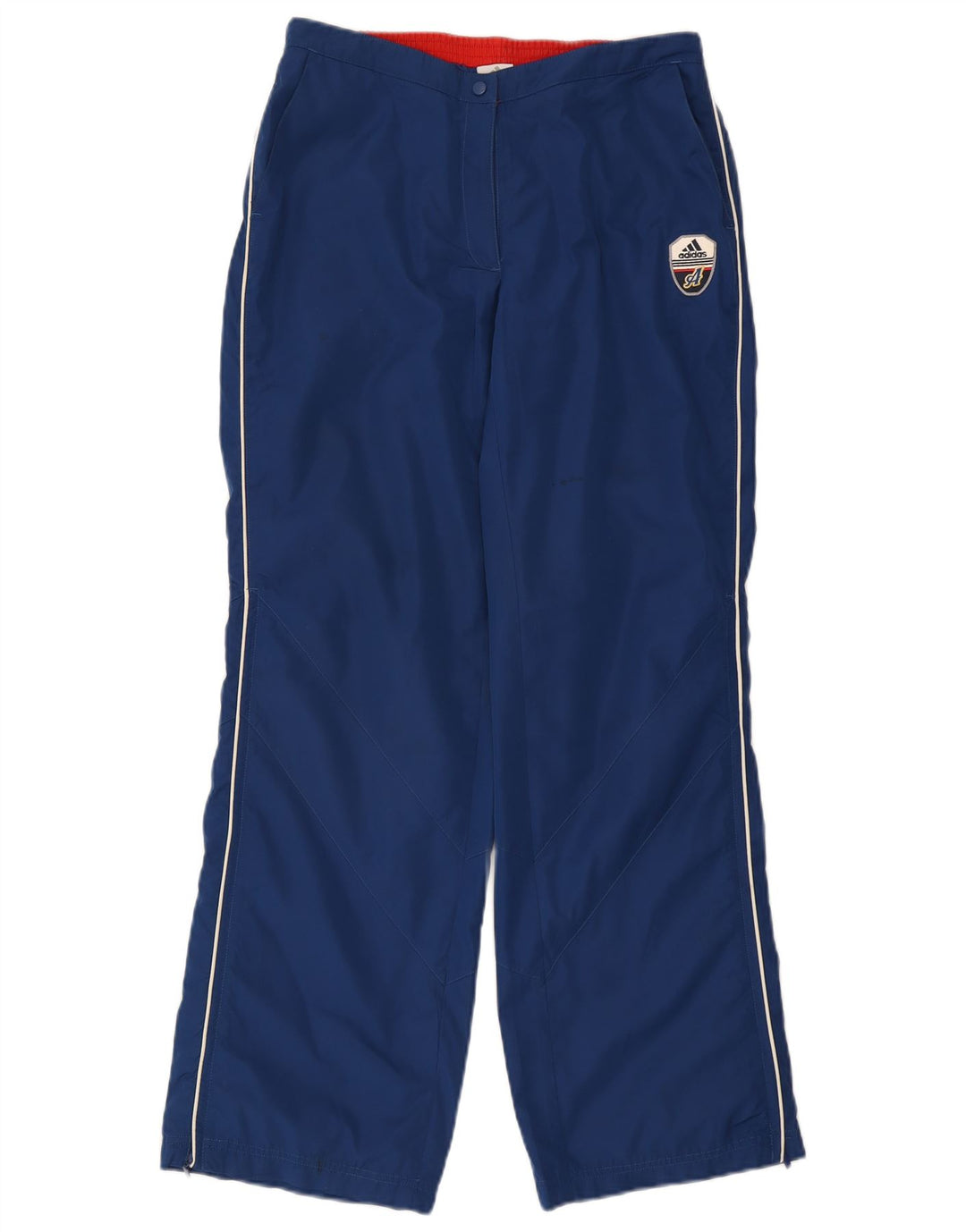 ADIDAS Womens Tracksuit Trousers UK 16 Large  Blue Polyester