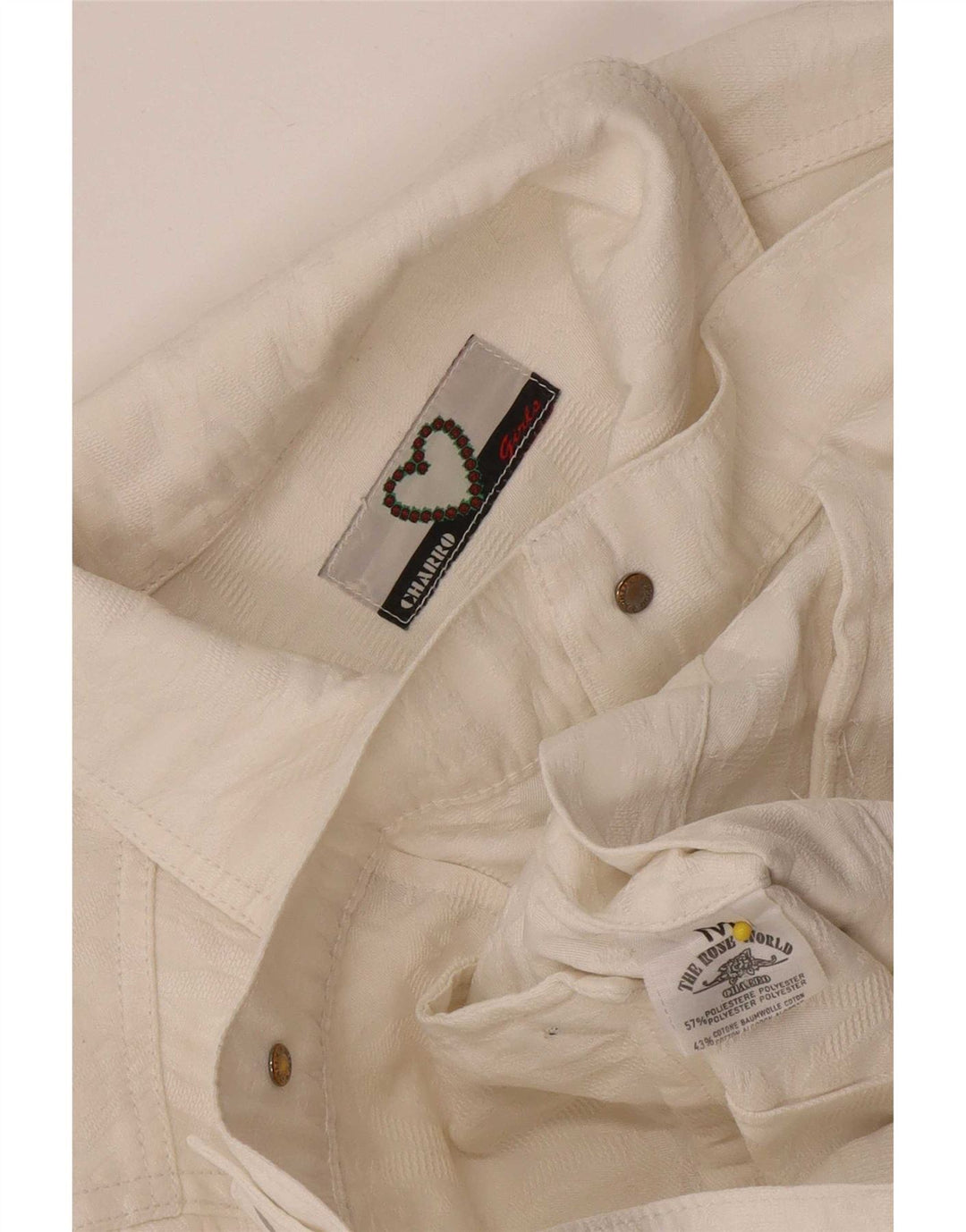 Charro Utility-Jacke für Mädchen, 10–11 Jahre, mittelweißes Polyester