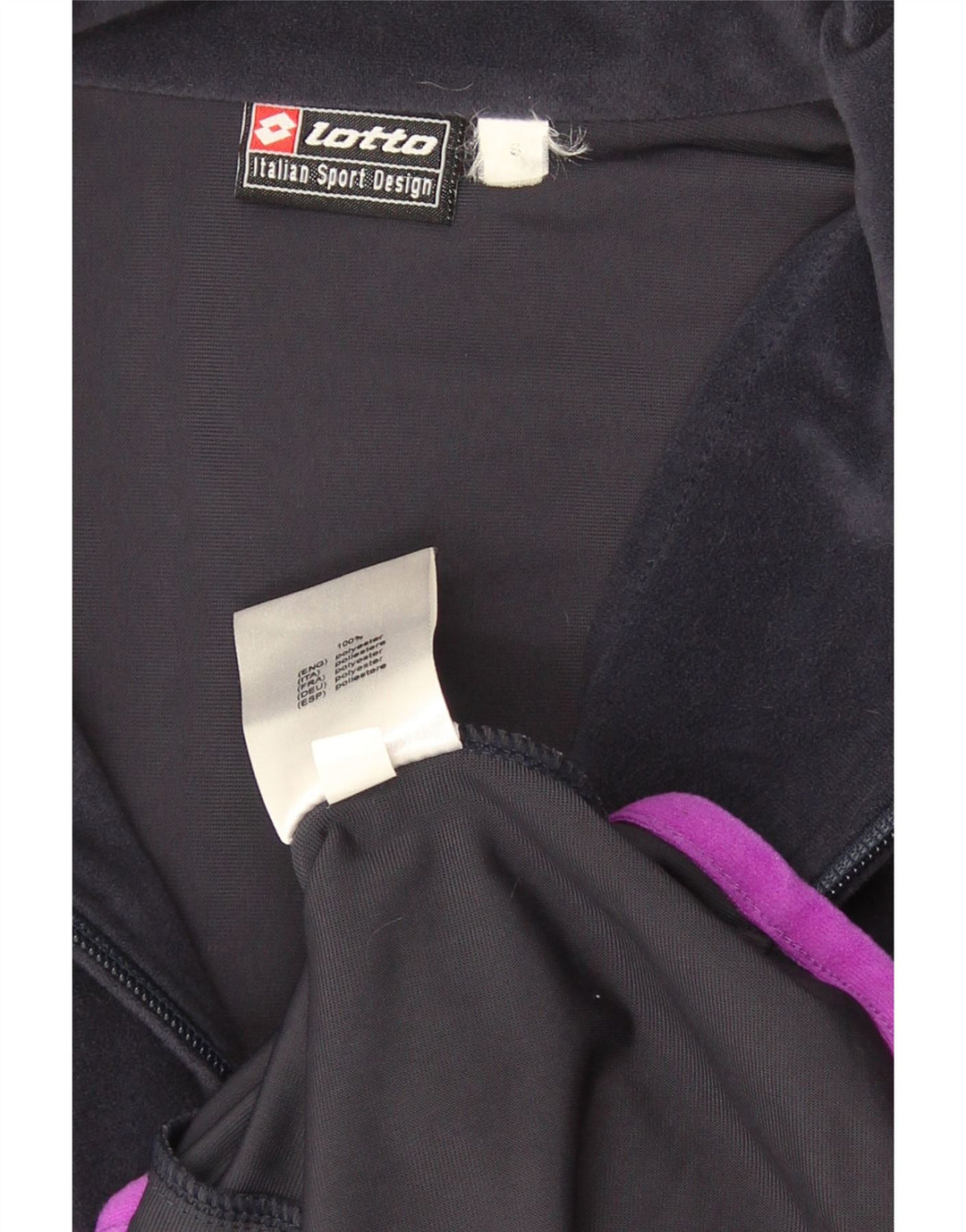 Lotto Damen-Trainingsanzug-Oberteil, übergroß, Jacke, UK 10, Größe S, Lila, Polyester