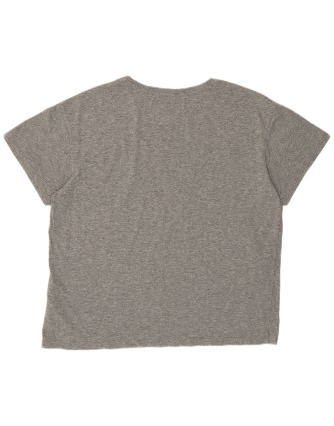 SUPERDRY Übergroßes Grafik-T-Shirt-Oberteil für Damen, UK 16, Größe L, Grau, Baumwolle