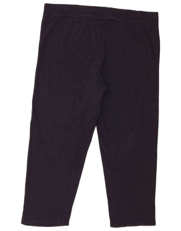 Marks & Spencer Damen Leggings UK 22 3XL Marineblau Baumwolle
