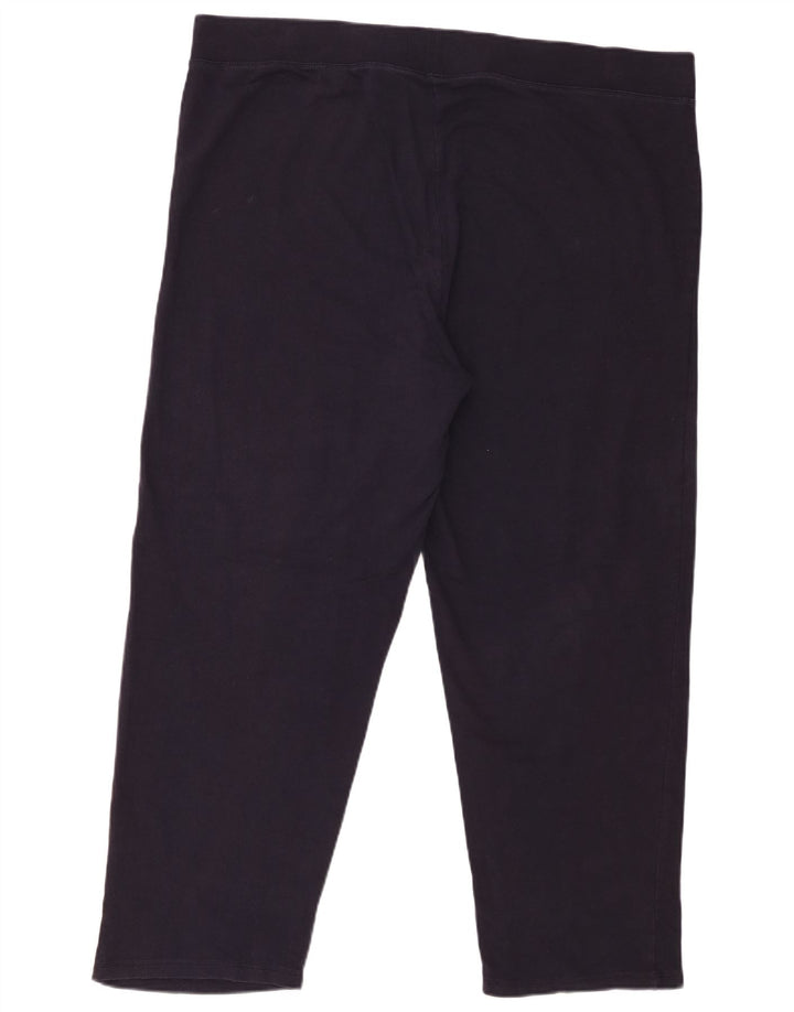 Marks & Spencer Damen Leggings UK 22 3XL Marineblau Baumwolle