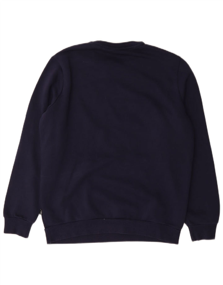 Puma Herren-Sweatshirt-Pullover, mittelmarineblaue Baumwolle