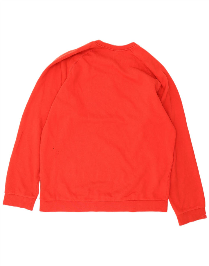 Adidas Herren Grafik-Sweatshirt-Pullover XL aus roter Baumwolle