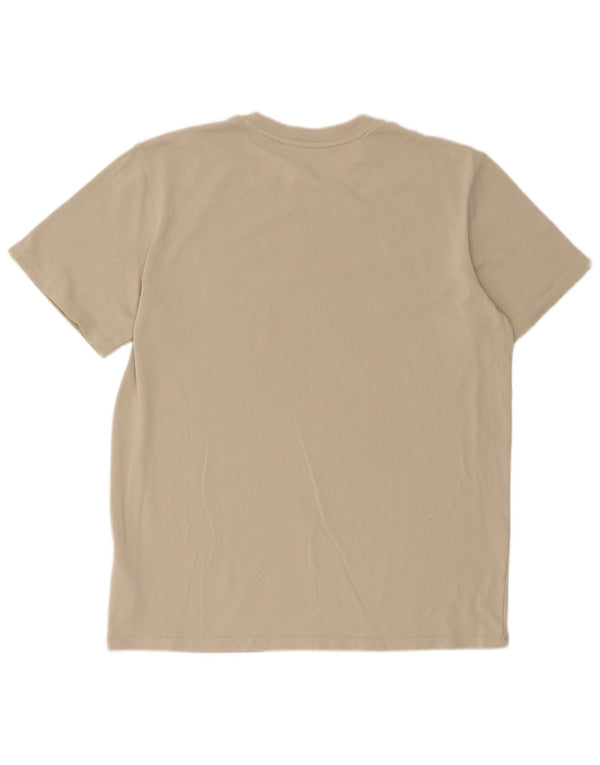 Under Armour Herren T-Shirt Top Large Beige Baumwolle