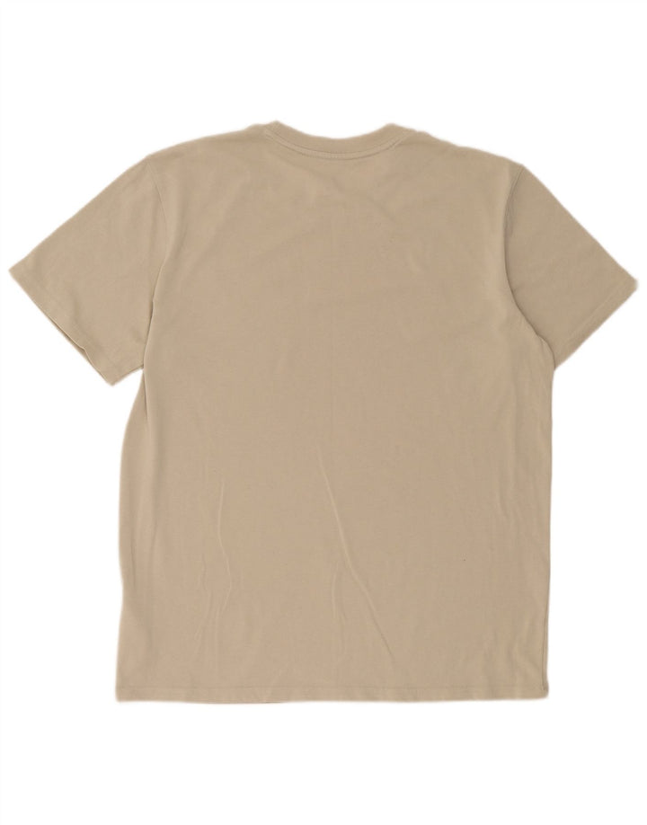 Under Armour Herren T-Shirt Top Large Beige Baumwolle
