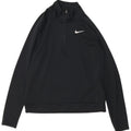 NIKE Damen Dri Fit Pullover-Trainingsanzug mit Reißverschluss, UK 10, Größe S, Schwarz