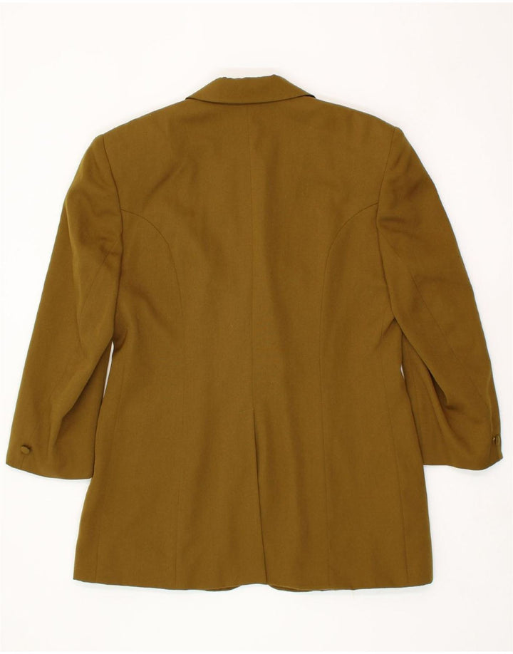 BERRI Womens 3 Button Blazer Jacket EU 40 Medium Brown Polyester Vintage Berri and Second-Hand Berri from Messina Hembry 