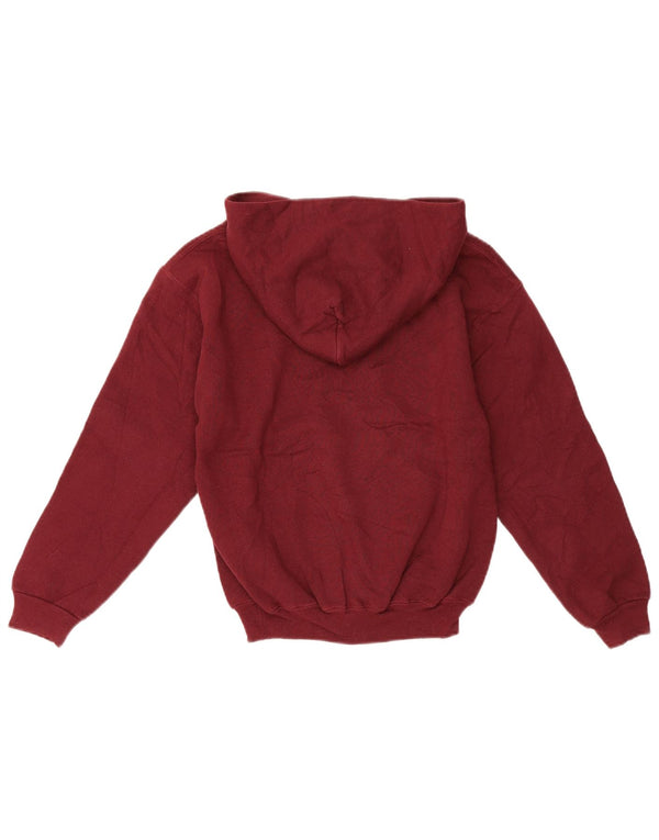 Russell Athletic Mädchen-Kapuzenpullover, 10–11 Jahre, mittlere Burgunderrote Baumwolle