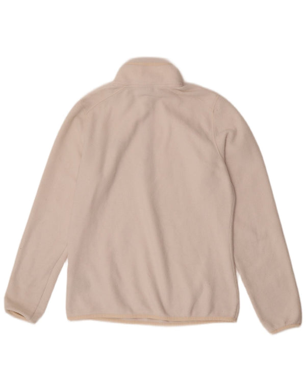The North Face Damen-Fleecepullover mit Reißverschluss am Hals, UK 16, Größe L, Weiß