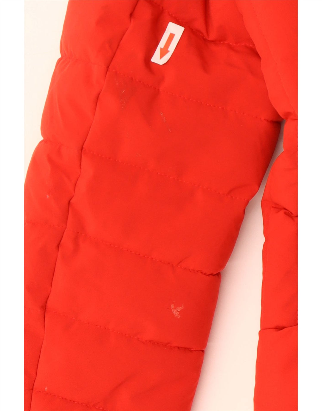 Superdry Wattierte Damenjacke mit Kapuze, UK 8, Größe S, Rot, Polyester