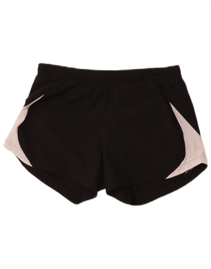 Nike Damen Sportshorts UK 10 Small Schwarz Colourblock