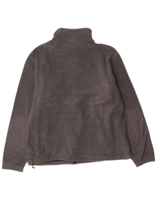 COLUMBIA Herren Fleecejacke UK 40 Large Grau Polyester