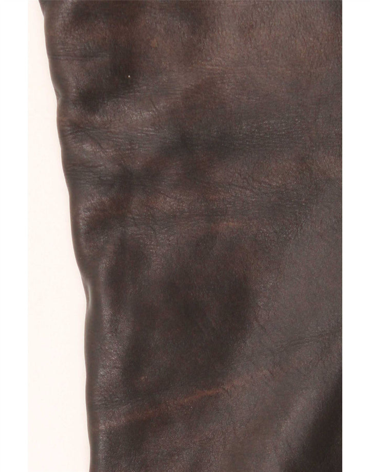 Spirit Gerade Herren-Lederhose IT 48 Mittel W30 L34 Braun