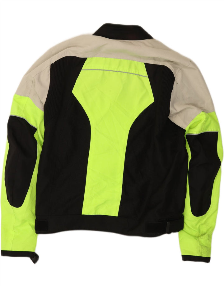 PAK SPORTS Herren-Racer-Jacke, UK 38, mittelgroß, mehrfarbig, Farbblock